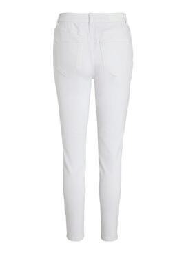 Hose Vila Skinnie It Weiss für Damen