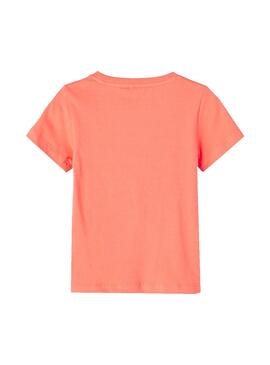 T-Shirt Name It Didrik Orange für Junge