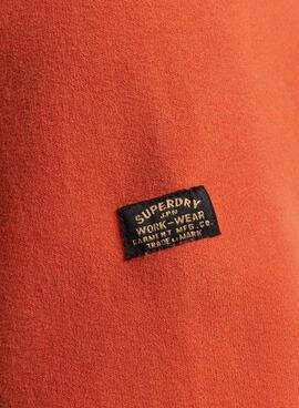 Sweatshirt Superdry Vintage Classic Orange Herren