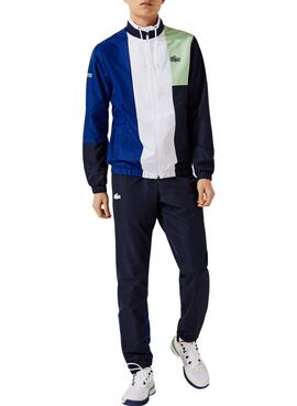 Trainingsanzug Lacoste Sport WH0878 Marineblau für Herren