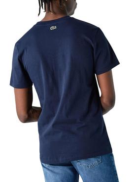 T-Shirt Lacoste TH1228 Marineblau für Herren