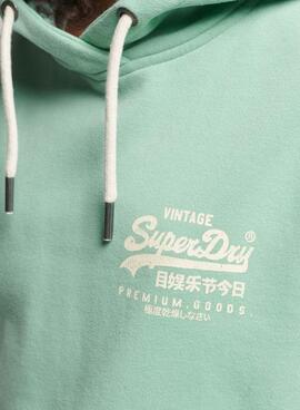 Sweatshirt Superdry Vintage Narrative  Grün Damen