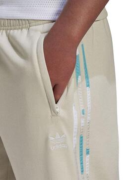 Bermuda Adidas Camo Fleece Beige für Herren
