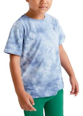 T-Shirt Mayoral Tie Dye Blau für Junge
