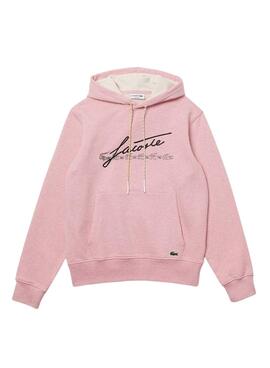Sweatshirt Lacoste Kapuze Festes Rosa für Herren