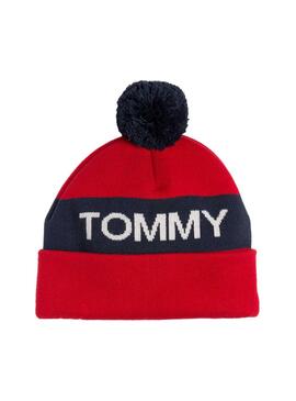 Kappe Tommy Jeans Rugby Rot 