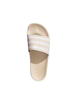 Flip flops Adidas Adilette Beige für Damen