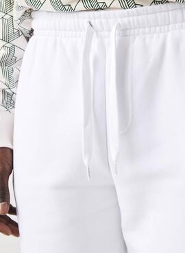 Bermuda Lacoste Sport Tennis Sweatshirt Weiss Herren