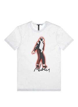 T-Shirt Antony Morato Michael Jackson Weiss