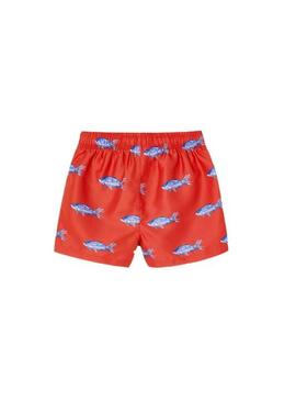 Badehose Mayoral Bermuda Fisch Rot für Junge