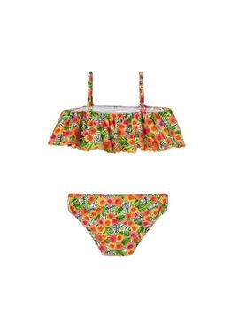 Bikini Mayoral Rüschen Blumenmuster für Mädchen