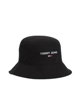 Hut Tommy Jeans Sport Bucket Schwarz für Damen