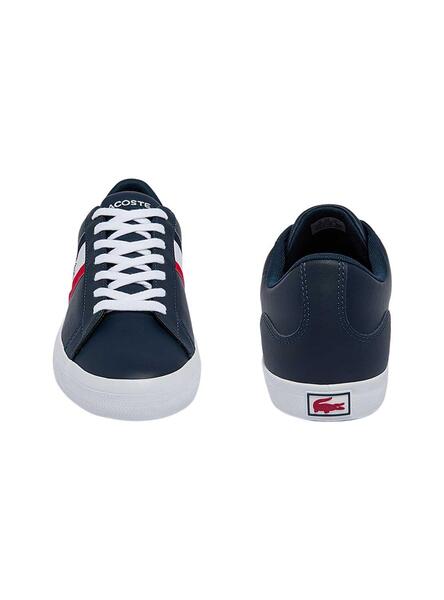 Lacoste outlet tricolor shoes