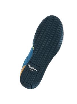 Sneaker Pepe Jeans Retro Holland Blau Herren