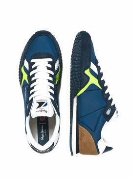 Sneaker Pepe Jeans Retro Holland Blau Herren