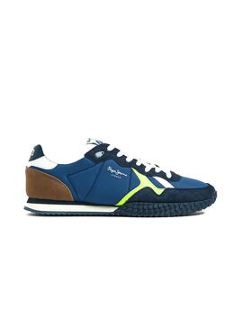 Sneaker Pepe Jeans Retro Holland Blau Herren