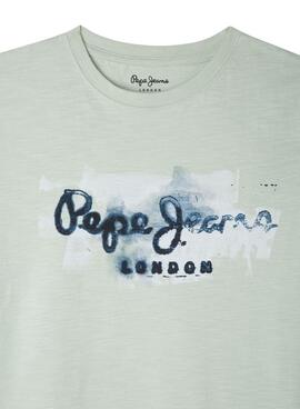 T-Shirt Pepe Jeans Golders Grün für Junge