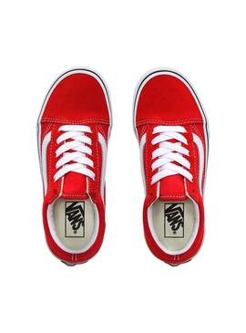 Sneaker Vans Old Skool Rot für Junge UND Mädchen