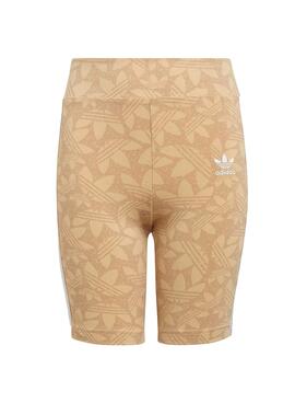 Leggings Adidas Radfahrer Banana Beige Für Mädchen