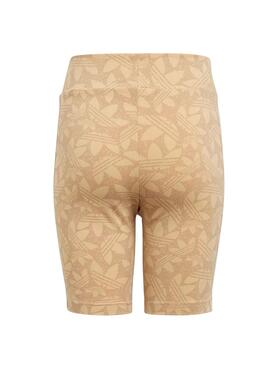 Leggings Adidas Radfahrer Banana Beige Für Mädchen