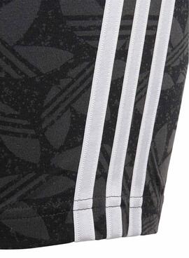 Leggings Adidas Radfahren Trifoil Schwarz Für Mädchen