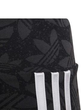 Leggings Adidas Radfahren Trifoil Schwarz Für Mädchen