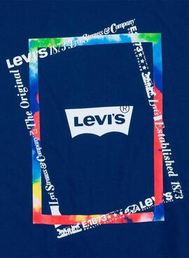 T-Shirt Levis Graphic Farben Marineblau Für Junge