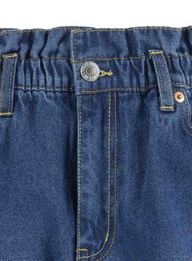 Jeans Levis High Loose Paperbag Azul