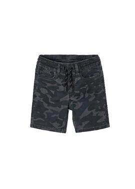 Bermuda Mayoral Soft Camouflage Denim Grau Junge