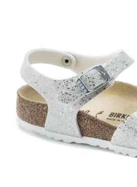 Sandalen Birkenstock Rio BF Weisss Für Mädchen