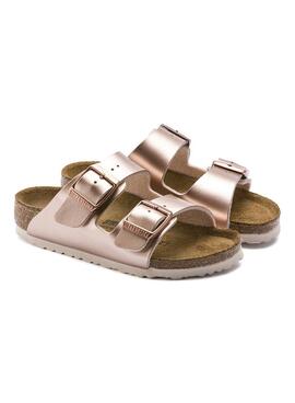 Birkenstock Arizona BF Sandalen Rosa für Mädchen
