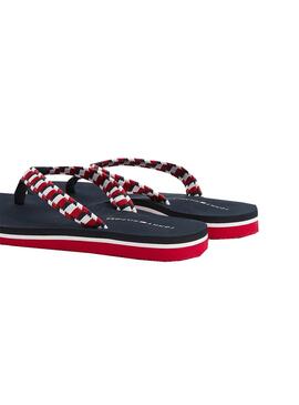 Flip flops Tommy Hilfiger Geflochten Marineblau Damen