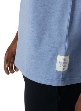 T-Shirt New Balance Essentials Pure Blau Herren