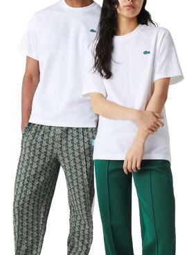 T-Shirt Lacoste Live TH2757 Weiss Herren Und Damen