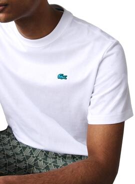 T-Shirt Lacoste Live TH2757 Weiss Herren Und Damen