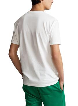 T-Shirt Polo Ralph Lauren Sport Weiss Herren