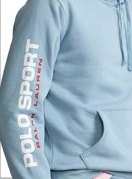 Sweatshirt Polo Ralph Lauren Sport Kapuze Blau