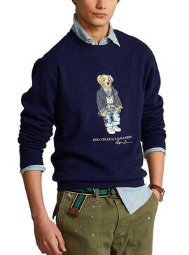 Sweatshirt Polo Ralph Lauren Bear Marineblau Für Herren