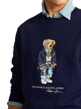 Sweatshirt Polo Ralph Lauren Bear Marineblau Für Herren
