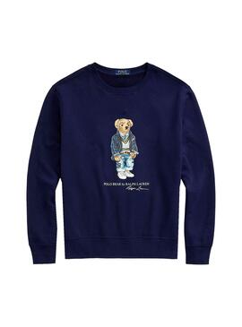 Sweatshirt Polo Ralph Lauren Bear Marineblau Für Herren