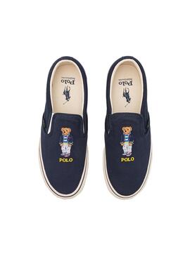 Sneaker Polo Ralph Lauren Slip On Marineblau Herren