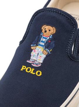 Sneaker Polo Ralph Lauren Slip On Marineblau Herren