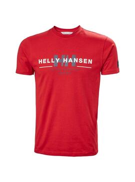 T-Shirt Helly Hansen Rwb Graphic Rot Für Herren