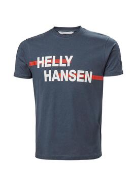 T-Shirt Helly Hansen Rwb Graphic Marineblau Herren