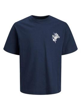 T-Shirt Jack & Jones Flüsse Marineblau Für Junge