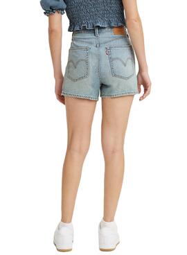 Short Denim Levis High Lose Blau für Damen