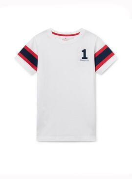 T-Shirt Hackett Sport Weiß Junge