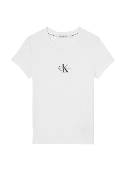 Calvin klein t hotsell shirt weiss damen