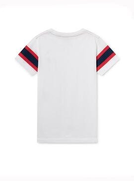 T-Shirt Hackett Sport Weiß Junge