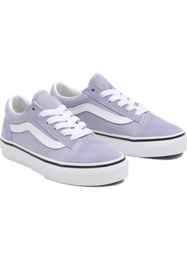 Sneaker Vans Old Skool Lila Für Mädchen